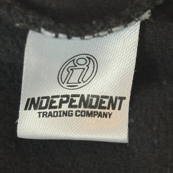 Liquid Death Promo Zip Up Hoodie Men's Small Black Grim Reaper Graphic Rare - Picture 10 of 13